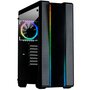Ház Inter-Tech S-3901 Impulse RGB Led Black ATX 88881272