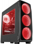 Ház Natec Genesis TITAN 750 Red LED Windowed Black NPC-1125