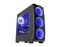 Ház Natec Genesis TITAN 750 Blue LED Windowed ATX Black NPC-1126
