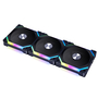 VenSys 12cm Lian Li UNI FAN SL120 V2 RGB Black 3db UF-SL120V2-3B