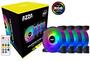 VenSys 12cm Azza Hurricane II RGB 12cmx 4db+RF FNAZ-12DRGB2-241