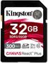 SD 32Gb Kingston SDXC Canvas React Plus UHS-II SDR2/32GB