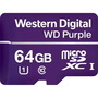 SDmicro  64Gb WD Purple Micro SDXC WDD064G1P0C