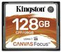 Mem CF 128Gb Compact Flash Kingston Canvas Focus CFF/128GB