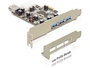 Multi I/O PCIE 3x külső 1x belső USB3 Delock 89281