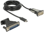 USB3.1 Type C - Soros DB9 RS-232 + DB25 adapter Delock 62904