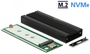 USB3.1 Ház M.2 NVMe PCIe SuperSpeed USB 10 Gbps Delock 42600