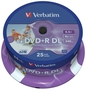 DDVD+RDL Verbatim 8,5Gb 8x Nyomtatható 25db/henger 43667