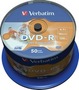 DDVD-R Verbatim 4,7Gb 16x 50db/henger 'no-ID'16B50
