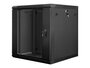 Szekr. Fali 12U 19' 600 mély x 600 Black Lanberg WF01-6612-10B