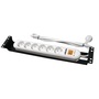 Szekr. x 220V Elosztó 6-os PDU 19' Conteg DP-RP-06-SCHUSP