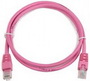 Kab UTP Patch  3m Rózsaszín Gembrid PP12-3M/RO