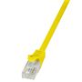 Kab UTP Patch CAT6  1m Sárga Logilink CP2037U