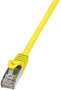 Kab UTP Patch CAT6  2m Sárga Logilink CP2057U