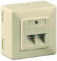 ET x Falidoboz 2×RJ45 CAT6 Aljzat Beige Goobay 68243