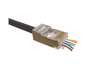 ET x RJ 45 Dugó CAT6 Árnyékolt flexibilis kábelre átveze.FTD6882