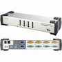 Elosztó KVM  4PC USB ATEN +kábel Dual-View CS1744