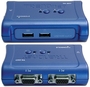 Elosztó KVM  2PC VGA+USB+Audio Trendnet TK-209K