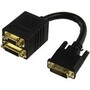 Kab Elosztó DVI M - 1xDVI F +1xVGA F Nedis CCGP32953BK02