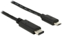 Kab USB Type-C 2.0 - USB 2.0 microB 1m Delock Fekete 83602
