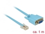Kab Soros  RS232 DB9 F - RS232 RJ45 M 1m Delock Blue 63341
