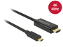 Kab USB Type-C M > HDMI M 2m (DP Alt Mode) 4K 60Hz Delock 85291