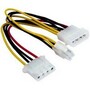 Kab Tápkábel 'Y' P4 female - MOLEX 4pin CC-PSU-4