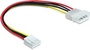 Kab Tápkábel Molex 4 pin male > 3.5 Delock 83184