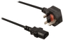 Kab Hálozati 220V-os UK (Angol) 2m IEC320-C13 CEGP11100BK20
