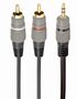 Kab 3.5mm Jack - 2x RCA cable 5m GembiCCA-352-5M