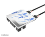 Kab Táp Elosztó 2xUSB2.0 (F) - 4xUSB2.0 (M) Akasa AK-CBUB64-30BK