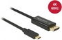 Kab USB-C M - DP M 4K 60Hz 2m Delock 85256