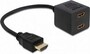Fordító HDMI M - 2xHDMI F Delock 65226
