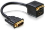 Fordító DVI papa  - DVI + HDMI mama Delock 65057