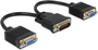 Fordító DMS-59 male > 2xDSUB female 20cm Delock 65282