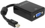Fordító DP mini M - VGA 15 F BK Delock 65256