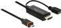 Fordító Slimport/MyDP M - HDMI M+ USB Micro-B F Delock 83534