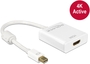 Fordító DP mini 1.2 M - HDMI 4k F Delock 62612 White