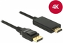 Kab Mon DP M -  HDMI A F 4K 2m Delock 85317