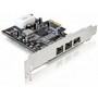 Firewire 1394a PCIE Delock Kártya 2p+1p 1394A/B