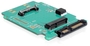 Fordító 2,5' Konverter SATA 22pin - mSATA  61881