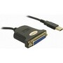 USB-Parallel Adapter Konverter 25p mama 0,8m Delock 61330