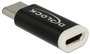 Fordító USB3.1 Type-C Gen2 M -  USB 2.0 micro F Delock 65678 BK