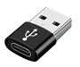 Fordító USB Type-C F - USB 2.0 A M Gembird Bk  A-USB2-AMCF-02