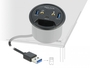 USB3.2 HUB 2+1xUSB Type C Port asztalba építhető Delock 62794