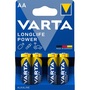 Elem LR06 AA Ceruza 4db VARTA 4906 Longlife Alkaline 4906121414