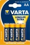 Elem LR06 AA Ceruza 4db VARTA 4106 Longlife Alkaline 4106229414