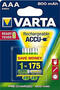 Akku AAA VARTA 2x800mAh x2  R2U (HR03) 58398101402