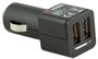 Adapter Autós 12V 2x+2xUSB 2x2,1A Yenkee YAC 2001