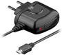 Adapter hálozati 1x microUSB 5V 2A Black Goobay 43651